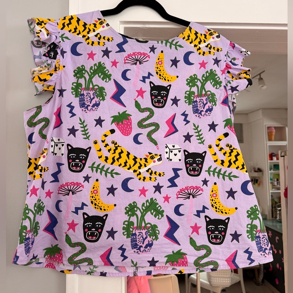 NOOWORKS - Cotton Blouse 3X (fits like a L or XL in my opinion)
